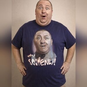 😆😆Three stooges Curley graphic tee! Size large